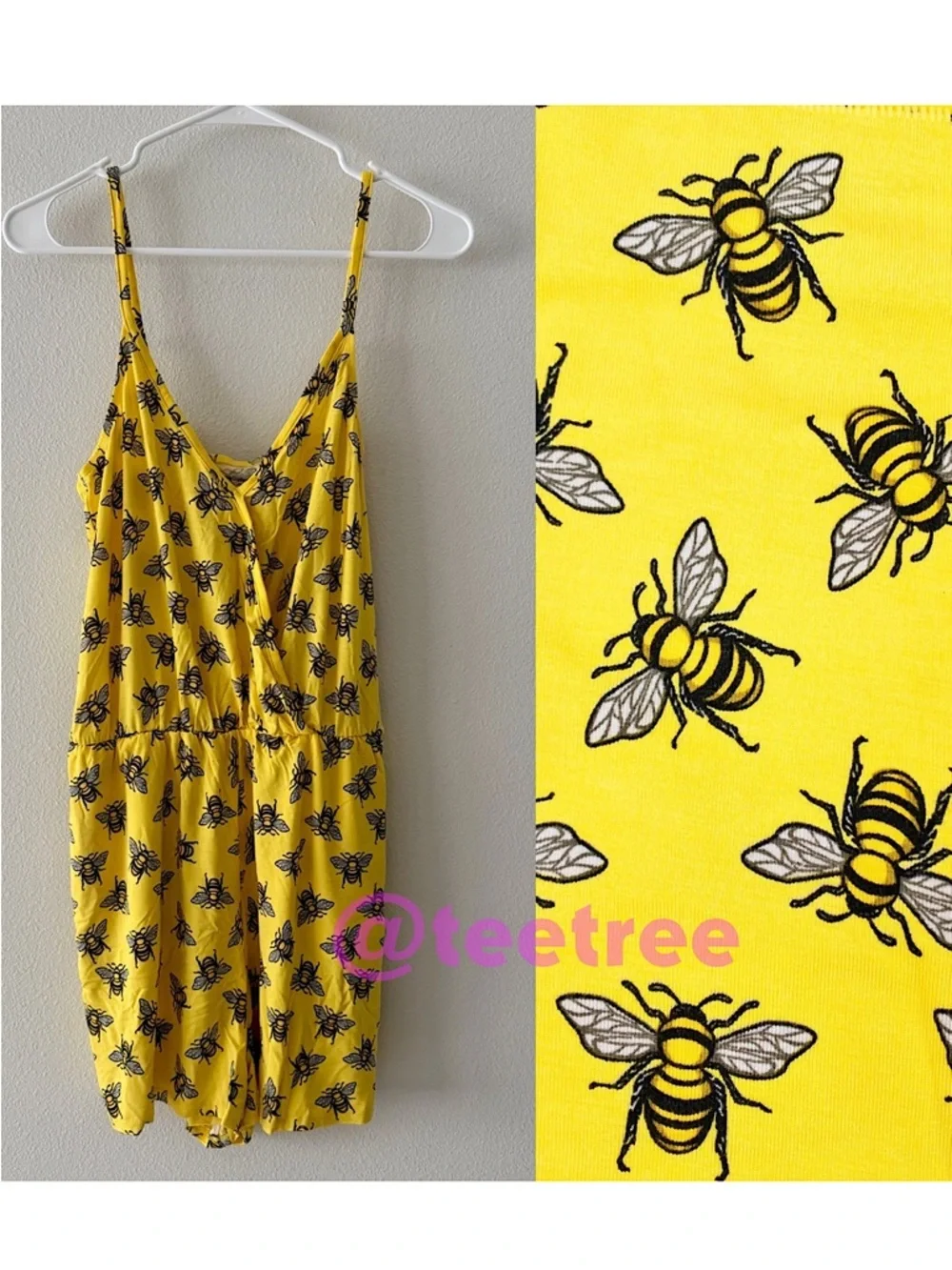 MeUndies QUEEN BEE Romper SOFT MODAL NWT Women’s Loungewear Pajama PJs Large New - Picture 2 of 12